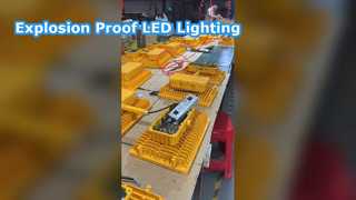 खतरनाक के लिए हाई ब्राइटनेस IP65 वॉटरप्रूफ 150W-600W LED धमाका प्रूफ लाइटिंग