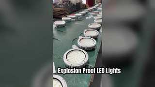 तेल क्षेत्रों पेट्रोकेमिकल ड्रिलिंग रासायनिक उद्यमों के लिए IP65 100W एलईडी विस्फोट-प्रूफ लाइटें