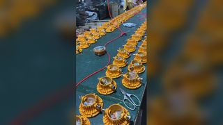 Exde ⅡC T6 Gb, IP65 के साथ औद्योगिक हाई बे एलईडी विस्फोट रोधी प्रकाश व्यवस्था