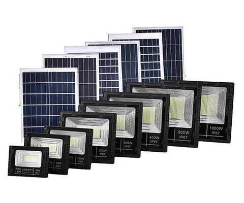 आउटडोर प्रकाश व्यवस्था के लिए IP65 जलरोधक और गति सेंसर के साथ 20 वाट एलईडी सौर फ्लडलाइट