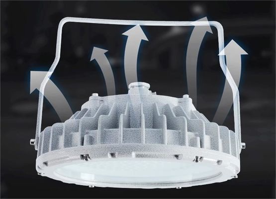 150W LED विस्फोट प्रूफ लाइटिंग वेयरहाउस के लिए हाई बे फिक्स्चर