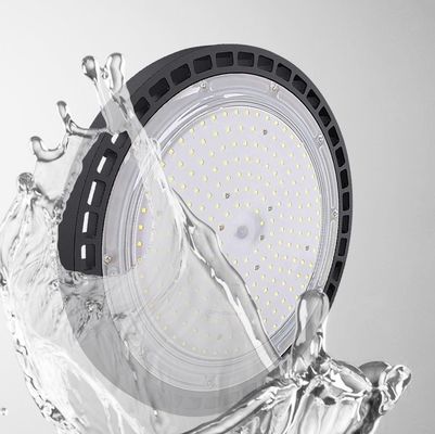 कस्टम यूएफओ हाई बे लाइट 100W 150W 200W IP65 वाटरप्रूफ SMD 3030 LED के साथ गोदाम और फैक्टरी के लिए