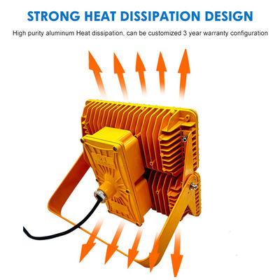 खतरनाक स्थानों के लिए 400W IP65 वाटरप्रूफ एल्यूमीनियम एलईडी विस्फोट प्रूफ प्रकाश