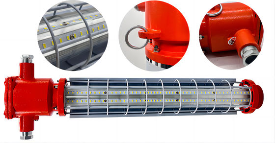 IP65 Exde Mb WF2 खतरनाक स्थानों के लिए विस्फोट प्रूफ एलईडी रैखिक प्रकाश