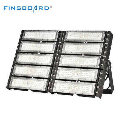 IP66 उच्च शक्ति एलईडी बाढ़ सुरक्षा रोशनी 200w 250w 300w 400w 500w 600w एलईडी उच्च मस्तूल बाढ़ प्रकाश SKD आवास के साथ