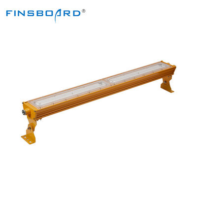 200W एलईडी विस्फोट प्रूफ रैखिक प्रकाश के साथ डाई-कास्ट फिन हीट डिस्पैशन और खतरनाक स्थानों के लिए SMD2835 एलईडी चिप