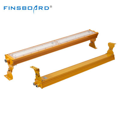 200W एलईडी विस्फोट प्रूफ रैखिक प्रकाश के साथ डाई-कास्ट फिन हीट डिस्पैशन और खतरनाक स्थानों के लिए SMD2835 एलईडी चिप