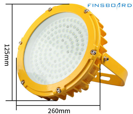 IP66 सुरक्षा के साथ ATEX विस्फोट प्रूफ माइनिंग लैंप SMD2835/3030 LED चिप्स और एल्यूमीनियम विस्फोट-प्रूफ ग्लास
