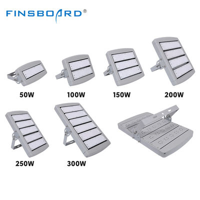 मॉड्यूलर संरचना और उच्च-चमकदार एलईडी के साथ बास्केटबॉल कोर्ट के लिए आउटडोर वाटरप्रूफ IP66 एलईडी स्टेडियम लाइटिंग