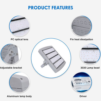 IP65 जलरोधक उच्च दक्षता एलईडी स्टेडियम प्रकाश व्यवस्था 3000K/4000K/5000K/5700K रंग तापमान के साथ