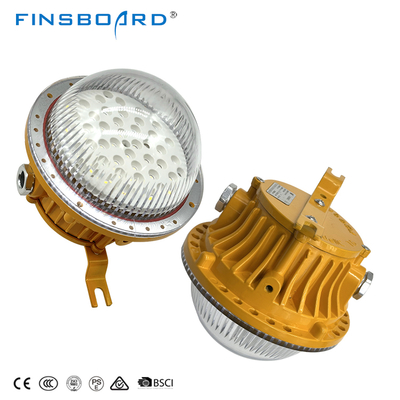 विस्फोट-प्रूफ लाइट Ip65 गैस स्टेशन लाइटिंग 50w 100w 150w एलईडी विस्फोट प्रूफ लैंप