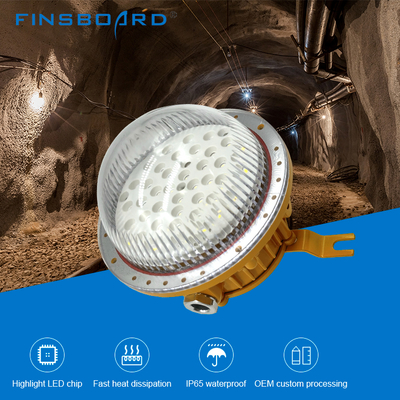 विस्फोट-प्रूफ लाइट Ip65 गैस स्टेशन लाइटिंग 50w 100w 150w एलईडी विस्फोट प्रूफ लैंप