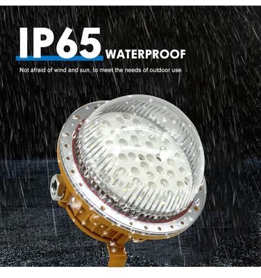 विस्फोट-प्रूफ लाइट Ip65 गैस स्टेशन लाइटिंग 50w 100w 150w एलईडी विस्फोट प्रूफ लैंप