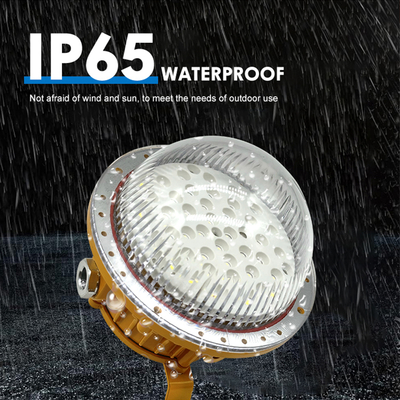 हाई बे लाइट Ip65 एल्यूमीनियम टेम्पर्ड ग्लास फैक्टरी एलईडी विस्फोट सबूत प्रकाश