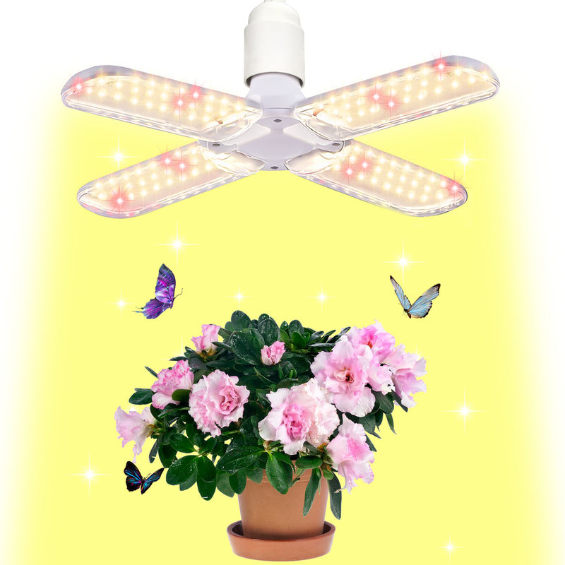 इनडोर पौधों के विकास के लिए पूर्ण स्पेक्ट्रम + 660nm और IP68 वाटरप्रूफ के साथ कॉम्पैक्ट एलईडी ग्रो लाइट