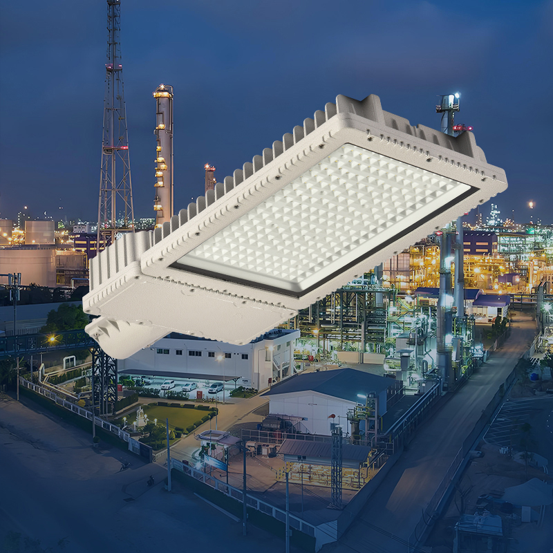 IP65 वाटरप्रूफ इंडस्ट्रियल लाइटिंग 50w 100w 150w SMD एलईडी विस्फोट प्रूफ स्ट्रीट लाइट