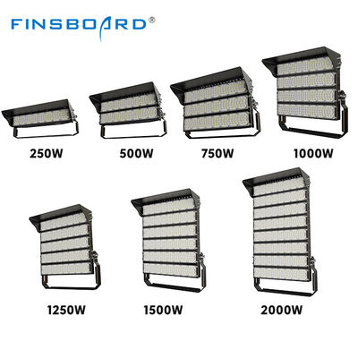 एरिना फील्ड के लिए 3 मॉड्यूल के साथ कस्टम 130lm/w 50000 घंटे IP67 LED स्टेडियम लाइट्स