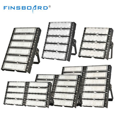 IP66 उच्च शक्ति एलईडी बाढ़ सुरक्षा रोशनी 200w 250w 300w 400w 500w 600w एलईडी उच्च मस्तूल बाढ़ प्रकाश SKD आवास के साथ