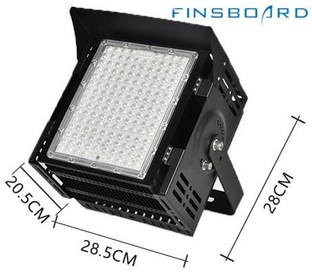 मंद एलईडी स्टेडियम लाइटिंग 6500w 45° लेंस कोण